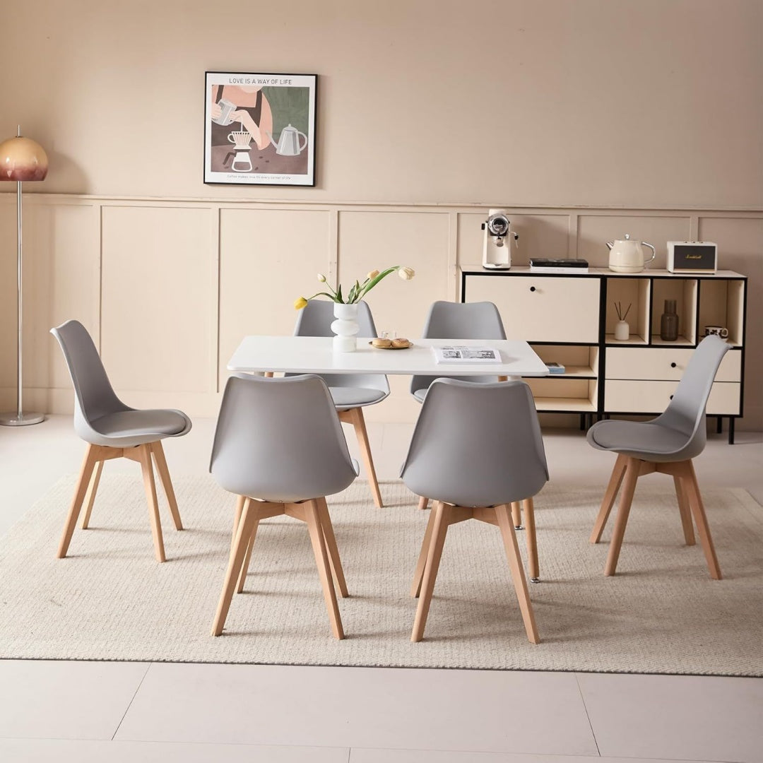 Eleganza pratica set sala da pranzo grigio