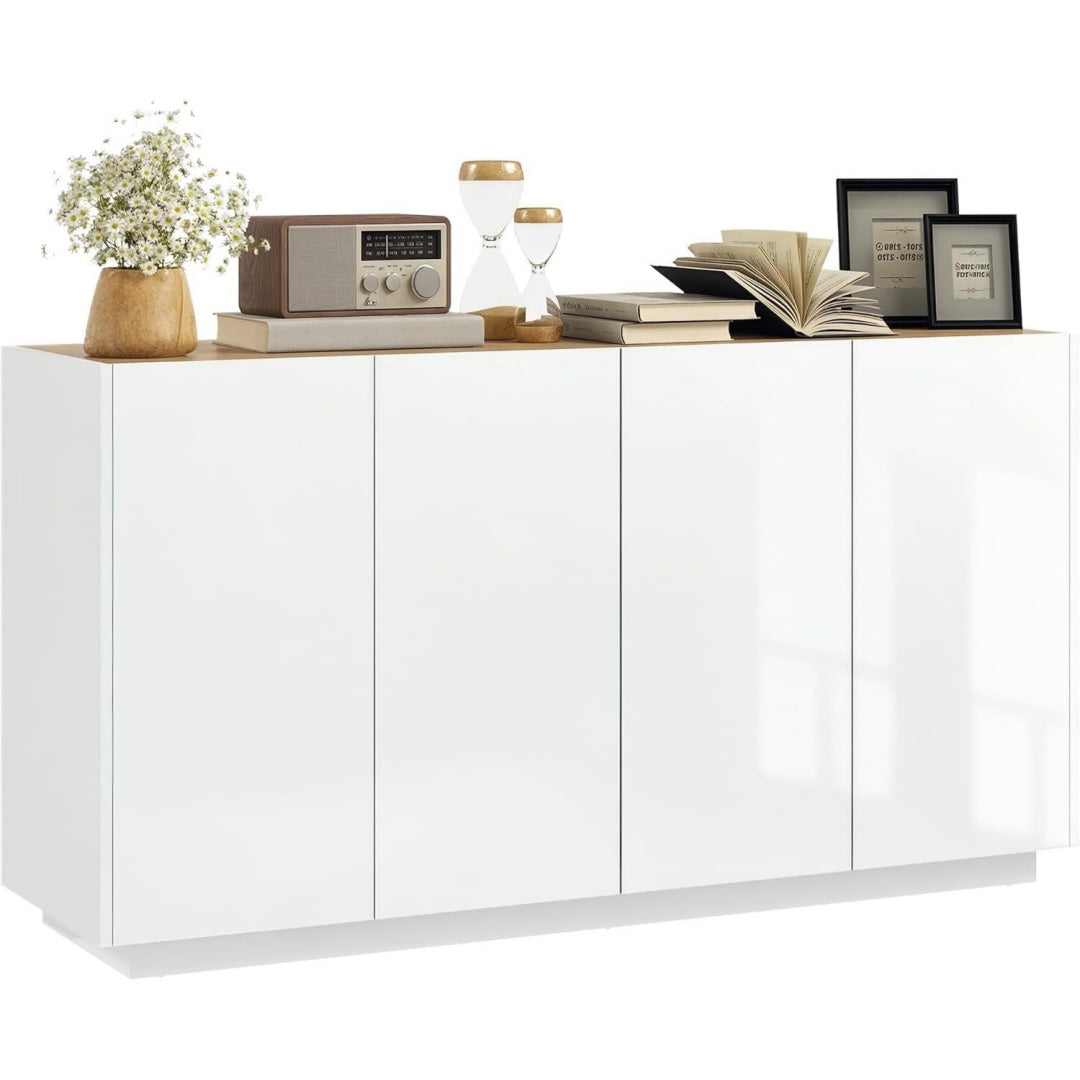 Accento naturale credenze e buffet in legno bianco