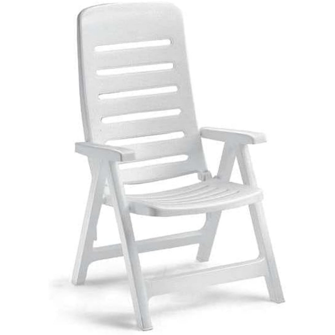 Eleganza pratica sedie per tavolo da giardino bianco