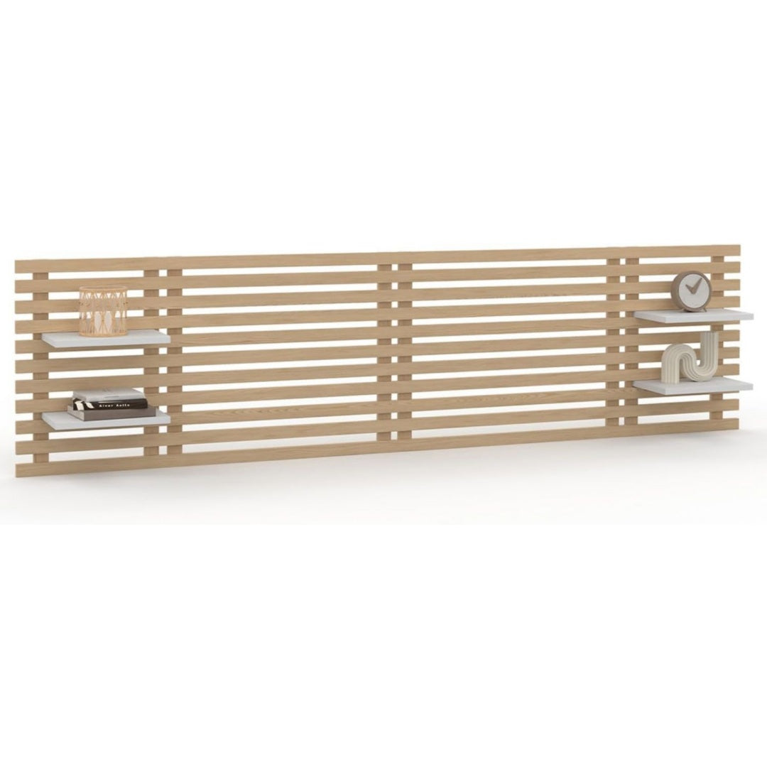 Profilo moderno testiere in legno bianco