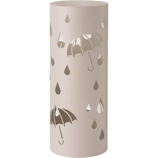Arredo contemporaneo porta ombrelli in metallo grigio