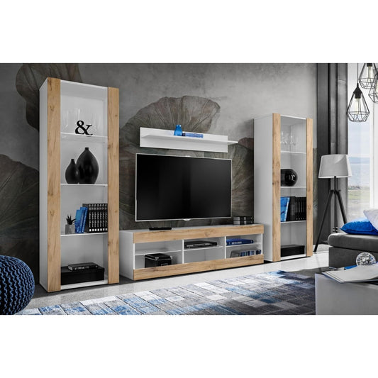 Linea essenziale set soggiorno bianco