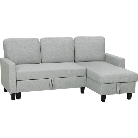 Forma equilibrata divani con contenitore grigio