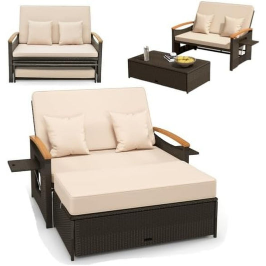 Design versatile divani regolabile con contenitore
