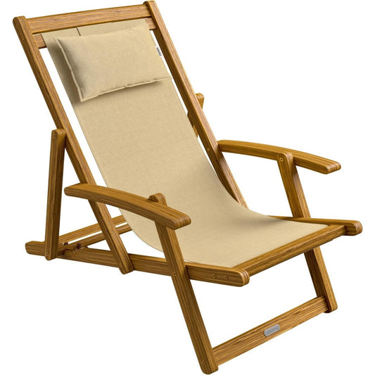 Soluzione funzionale lettini in legno pieghevole beige
