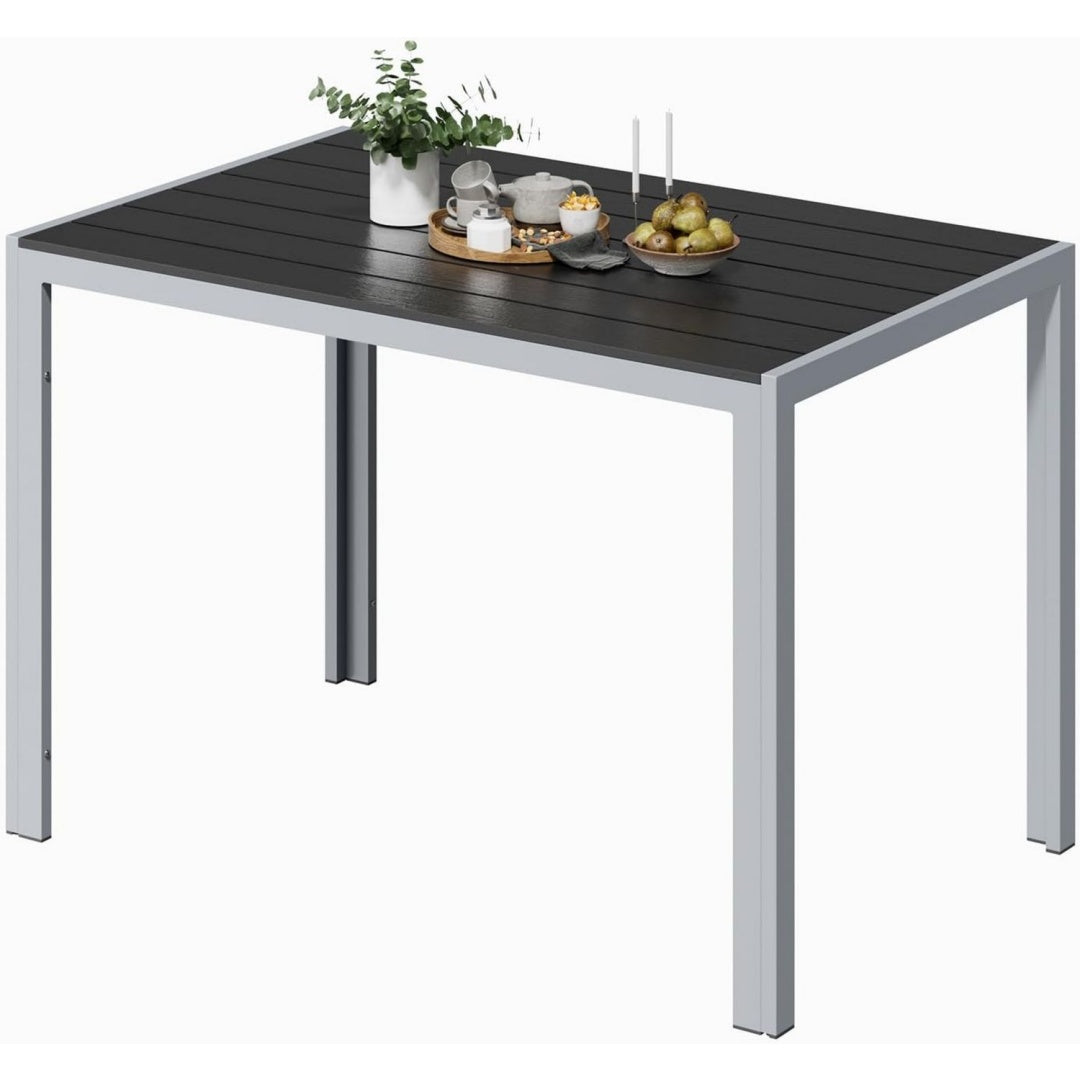 Arredo contemporaneo tavoli standard da esterno grigio