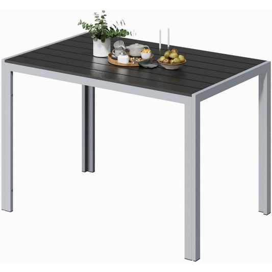 Arredo contemporaneo tavoli standard da esterno grigio