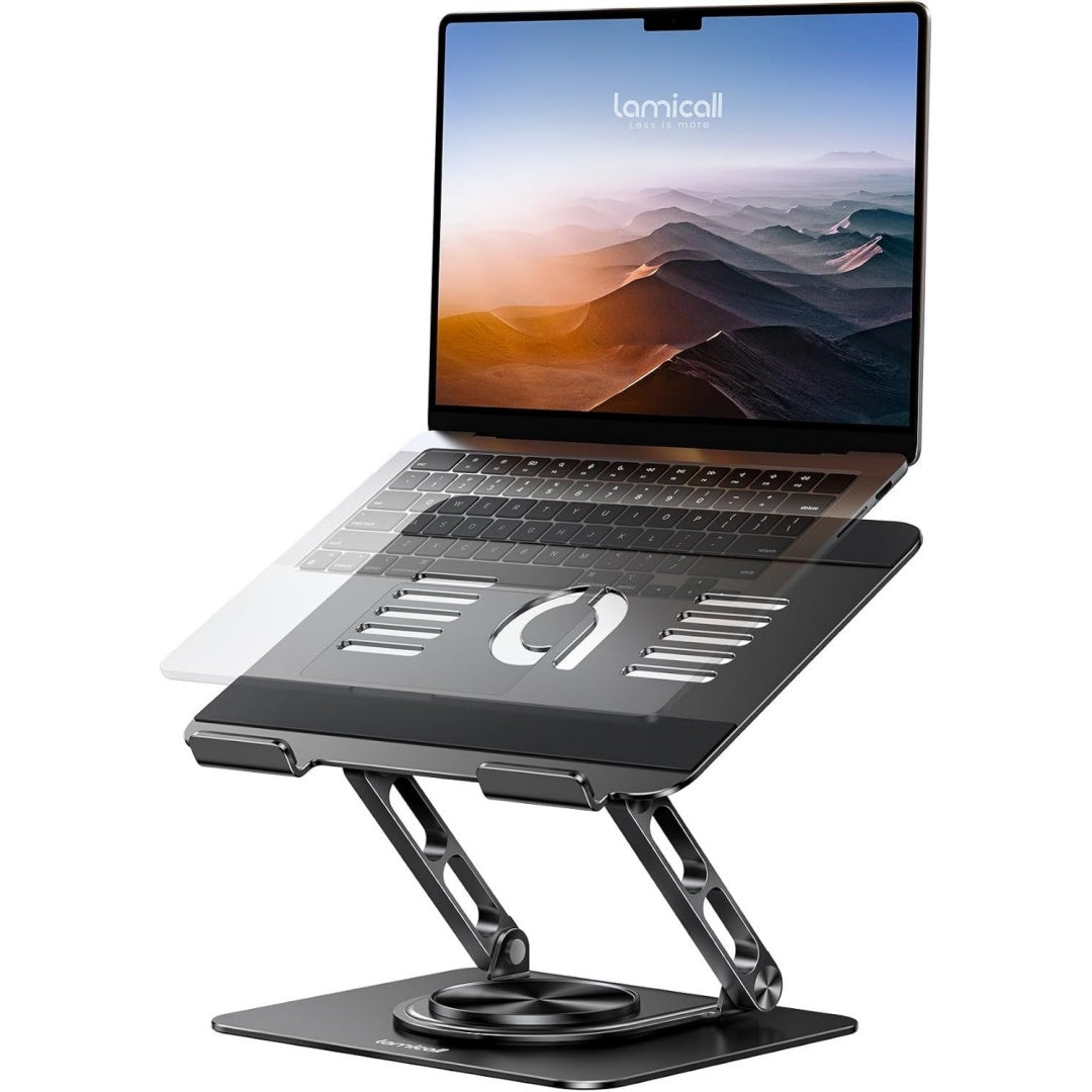 Accento naturale supporti per notebook pieghevole regolabile